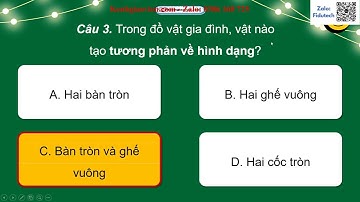 Trò chơi khởi động Mĩ thuật 3 Cánh diều Bài 10: Làm quen với hình tương phản|AI Mĩ thuật 3 Cánh diều