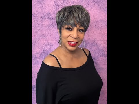 Luvme Hair Salt & Pepper 100% Human Hair Short Pixie cut wig