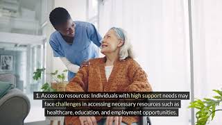 Working with individuals having high support needs – strength, issues and challenges