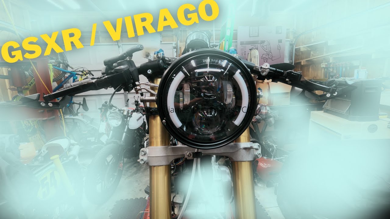 Putting a Sportbike Front end on a 40yr old Motorcycle - Yamaha Virago Build Ep5