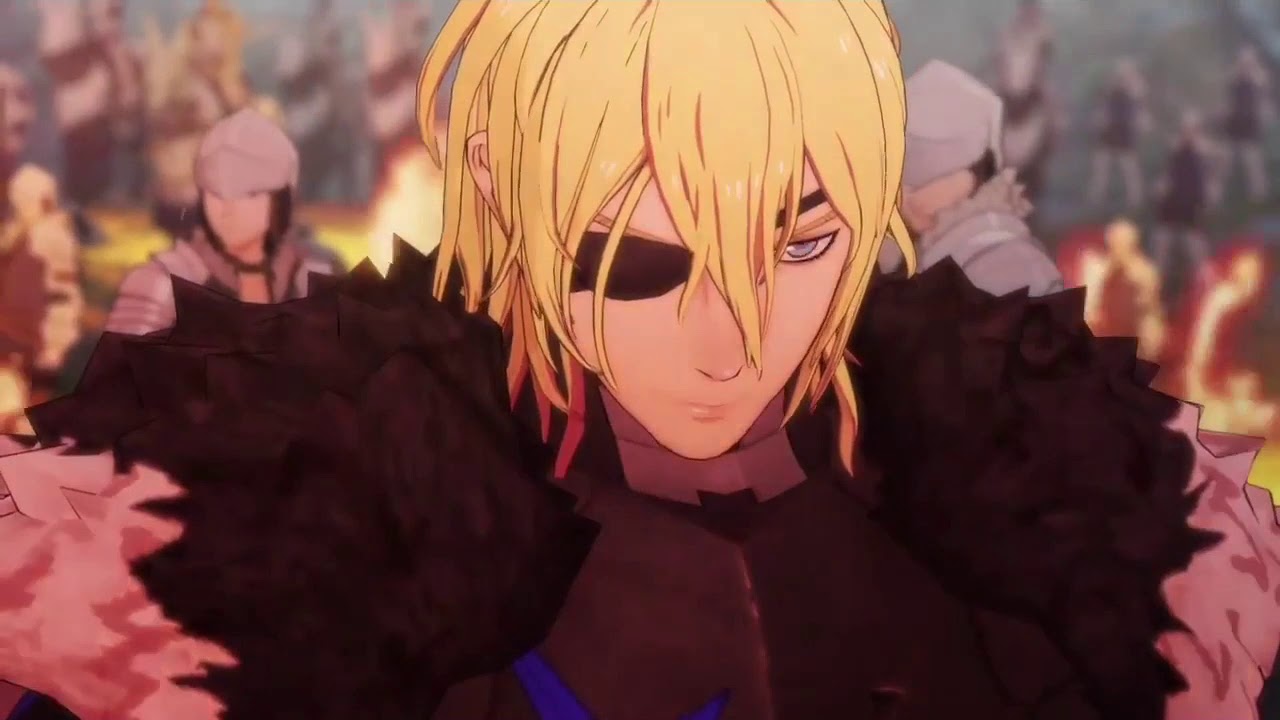 Fire Emblem Three Houses - Dimitri Cutscene Pre/Post Timeskip - YouTube