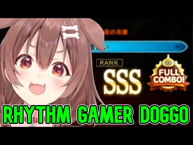 Wait, Korone is Actually a Rhythm Gaming Goddess!? [Hololive]