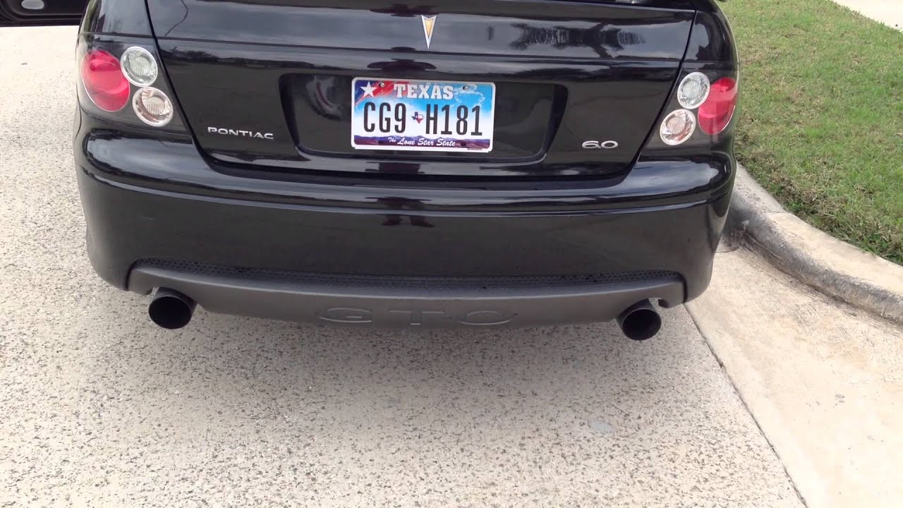 2006 Pontiac gto cold start lil rev