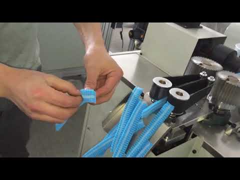 სამედიცინო ერთჯერადი ქუდების საწარმოო დანადგარი • Surgical Head-cover Making Machine