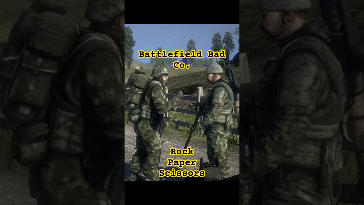 Battlefield Bad Co. Rock, Paper , Scissors 