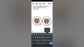 Brain Out Level 115 Walktrough - how many differences can you spot between two pictures