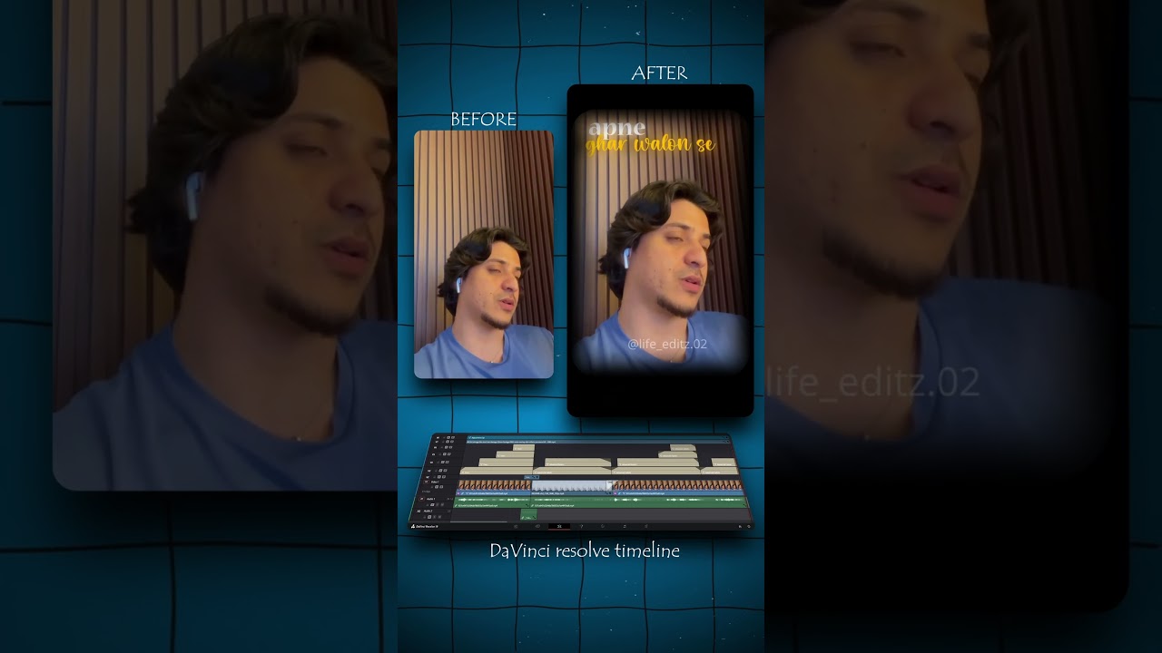 Comment now for hire a video editor ✌️ #beforeandafter #videoeditor #freelance