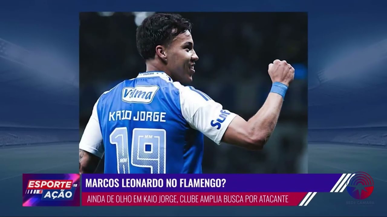 Flamengo tenta Kaio Jorge, mas já tem plano B: Marcos Leonardo! 🔴⚫⚽