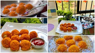 CHICKEN CHEESE BALLS চায়ের আড্ডার জমবে সবসময় মুচমুচে চিকেন চিজ বল রেসিপি