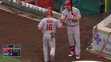 STL@CHC: Wong scampers home on Cruz