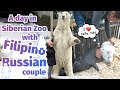 Pinoy's first time to see Polar bear in Russian Zoo!