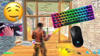Razer Huntsman Mini Chill🤩 Keyboard & Mouse ASMR 😴 Fortnite Tilted Zonewars Gameplay
