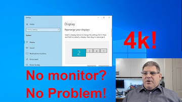 Record 4k In OBS Without A 4k Monitor. Well that way easy!
