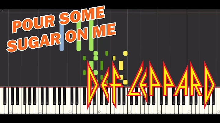 Pour Some Sugar on Me Piano version - Piano performance video thumbnail