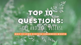 Top 10 Questions About Ticks and Lyme Disease