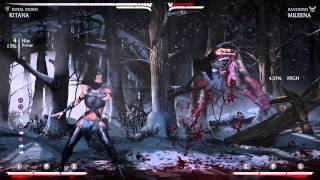 Mortal Kombat X - Kitana 28% Combo No Enhance Or X-Ray
