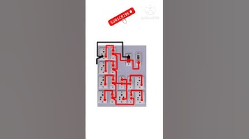 7 Switch 7 Socket 1 MCB 1 Indicator Wiring Connection #shorts #youtubeshorts #viral #trending