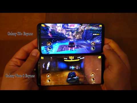 Galaxy Note8 Exynos Vs Galaxy S8+ Exynos Gameplay Experience, Asphalt Xtreme