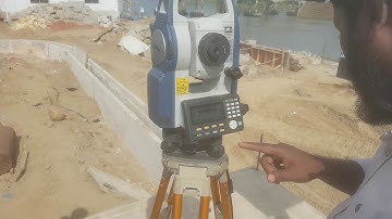 HOW TO DO LAYOUT OF A BUILDING WITH CO-ORDINATE & TOTAL STATION IN ENGLISH,SOKKIA CX105