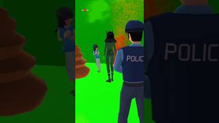 police save mio from zombies🧟 #sakuraschoolsimulator #shorts #sakura #shortvideo