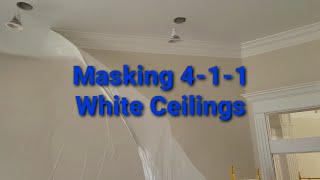 How to Mask White Ceilings From Start to Finish