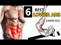 6 LOWER ABS EXERCISES 🔥 - ABS AT HOME - NO EQUIPEMENT 🔥