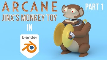 [Blender] 3D modeling of Jinx