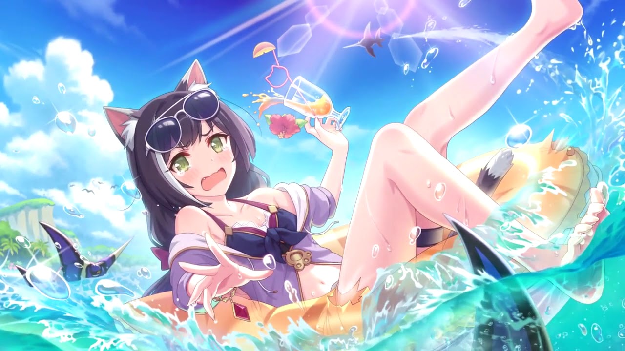 Princess Connect Re Dive Summer Kyaru Union Burst And Live2d Youtube