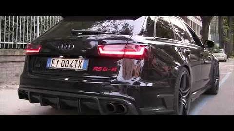 INSANE Sounding ABT RS6 R w  BRUTAL Straight Pipes Dekat Milltek Exhaust!