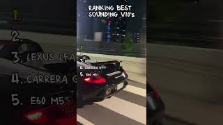 Top 5 BEST Sounding V10 Engines EVER Made! (Turn Your Volume UP)