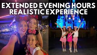 Our REALISTIC Experience: Extended Evening Hours at EPCOT & Magic Kingdom