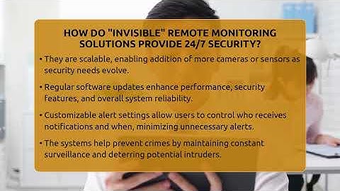How Do "invisible" **remote Monitoring Solutions** Provide 24/7 Security? - SecurityFirstCorp.com