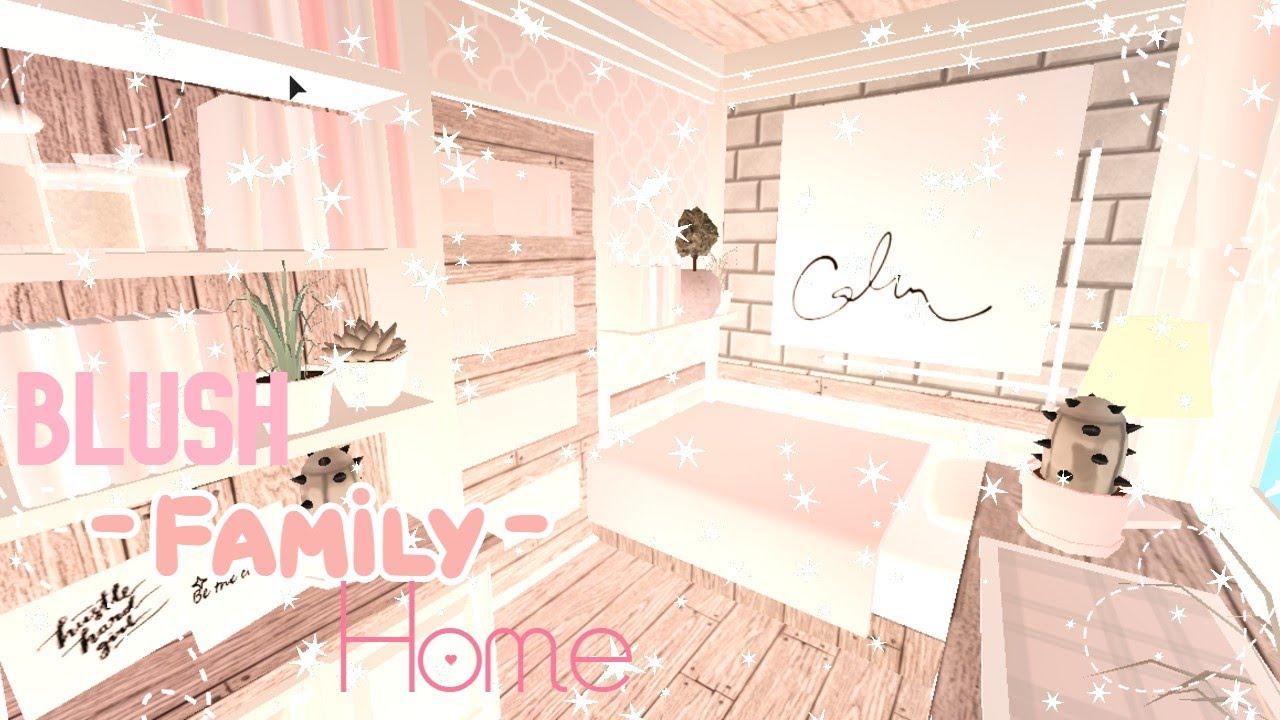  blush family home bloxburg speedbuild SnxwyBlxssoms [Roblox