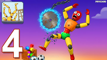 Kick & Break The Ragdoll Games - Gameplay Walkthrough Part 4 - New Levels (iOS, Android)