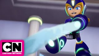 Famous Ice Man and Mega Man Team Up | Mega Man: Fully Charged | Cartoon Network Profile