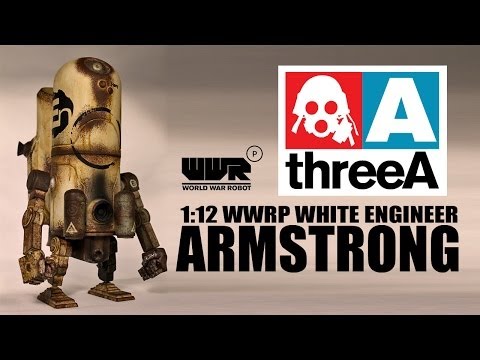 ThreeA WWRP Armstrong White Engineer robot review - YouTube