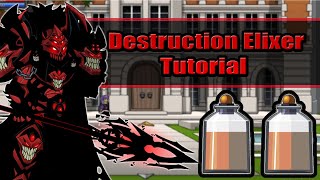 AQW How to get Destruction Elixir!