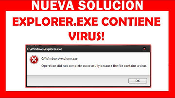 ✅SOLUCIÓN: 🔴 La Operación NO SE pudo COMPLETAR satisfactoriamente por el ARCHIVO contiene VIRUS