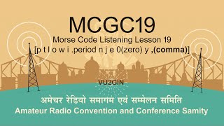 Morse Code Listening Lesson 19 - p t l o w i (.)period n j e (0)zero y (,)comma Net Worth