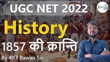 01:00PM #83 1857 की क्रान्ति  UGC NET JRF History by Pawan Sir | History NET Class | UGC NET 2022
