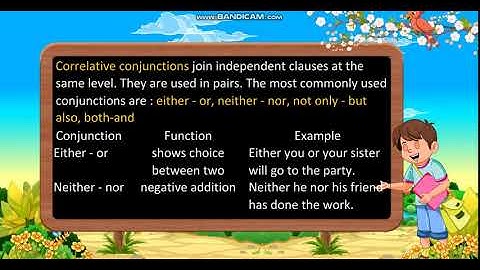 Class 6: Conjunctions
