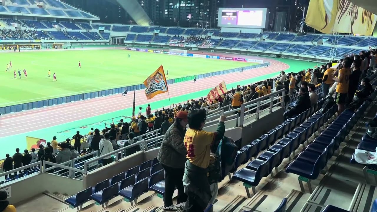 광주 FC 응원 ‘광주를 위한 사람들’ (v 비셀 고베)