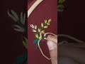flower #embroidery  for beginners