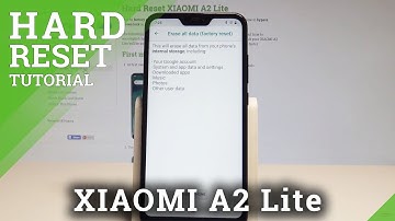 How to Hard Reset XIAOMI A2 Lite - Wipe Data / Erase Everything / Reset MIUI