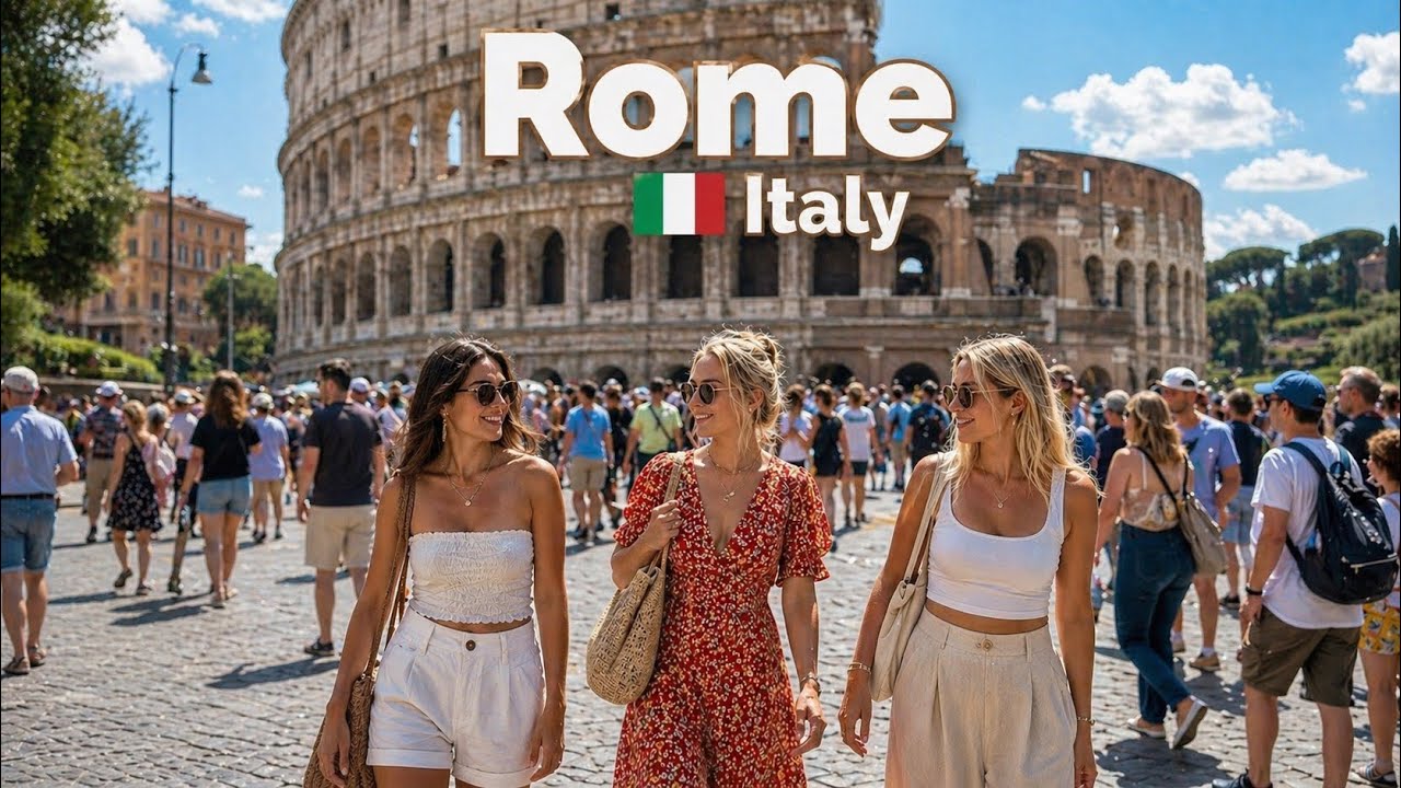 Rome, Italien | Story | Stadsvandring 4K