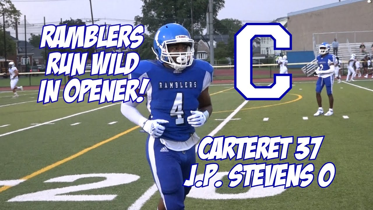 Carteret 37 J.P. Stevens 0 | Week Zero Football Highlights