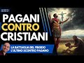 La battaglia del frigido pagani in armi contro cristiani