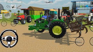 Farming Tractor|Wheat loading By Tractor trolley😱🚜|JohnDheere with Seeder🚜😱|#tractor#tractorvideo  screenshot 5
