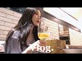 sub) 일본 오사카 Vlog | 일본인 남자친구랑 난바 데이트, 키린 생맥주 전문점🍹,폼폼푸린 25주년 기념 굿즈, 모더나 백신 1차 접종, 신사이바시 쉑쉑버거, 브이로그