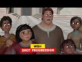 WISH | Queen &amp; King Magnifico Shot Progression | Animation Breakdowns | 3D Animation Internships